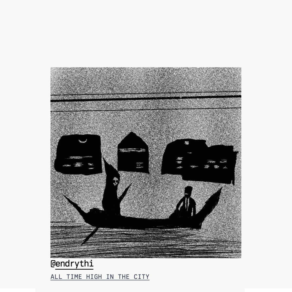 XCOPY Creative Commons artwork by @endrythi: All Time High in the City