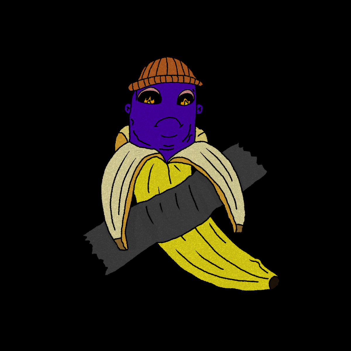 Bucked Deployer banana mascot