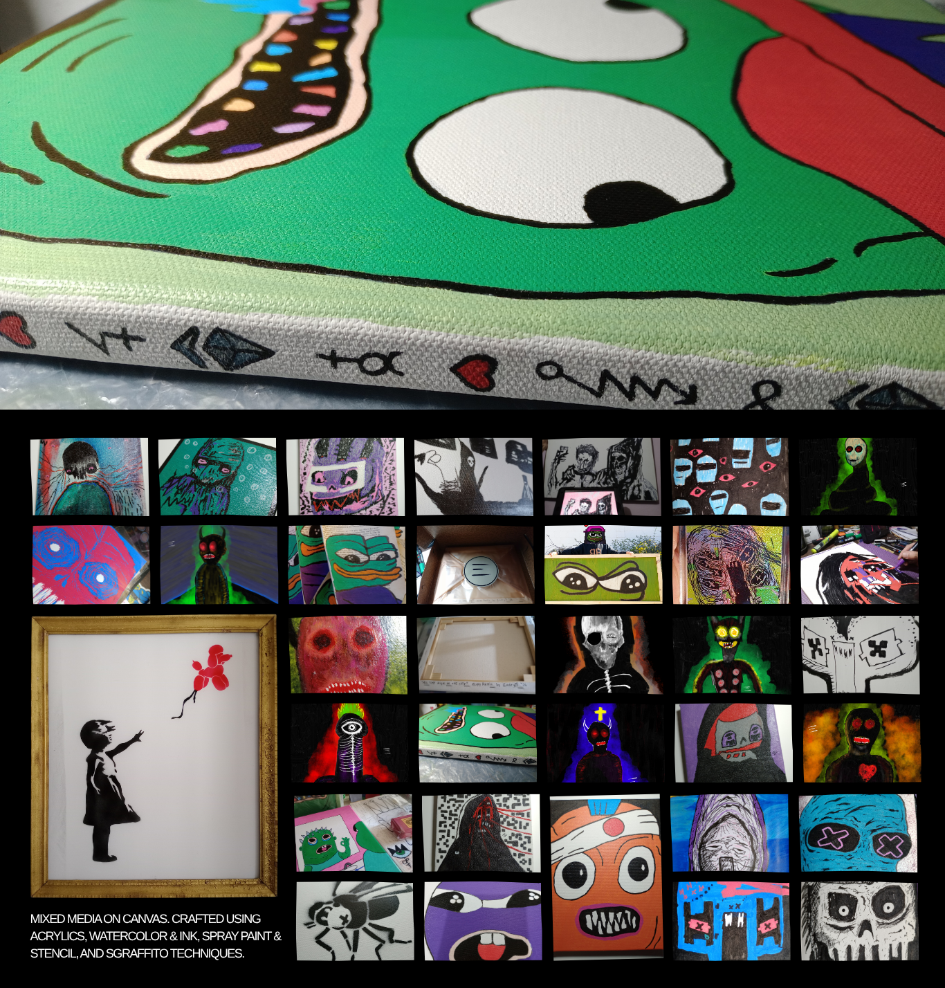 Canvas paintings